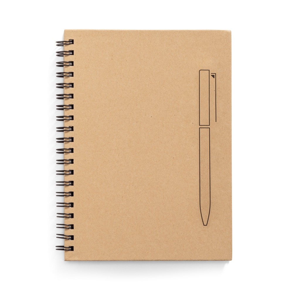 CADERNO ESPIRAL KRAFT