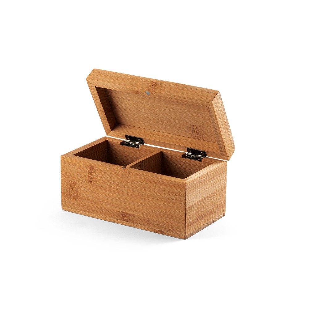 CAIXA DE CHÁS EM BAMBU