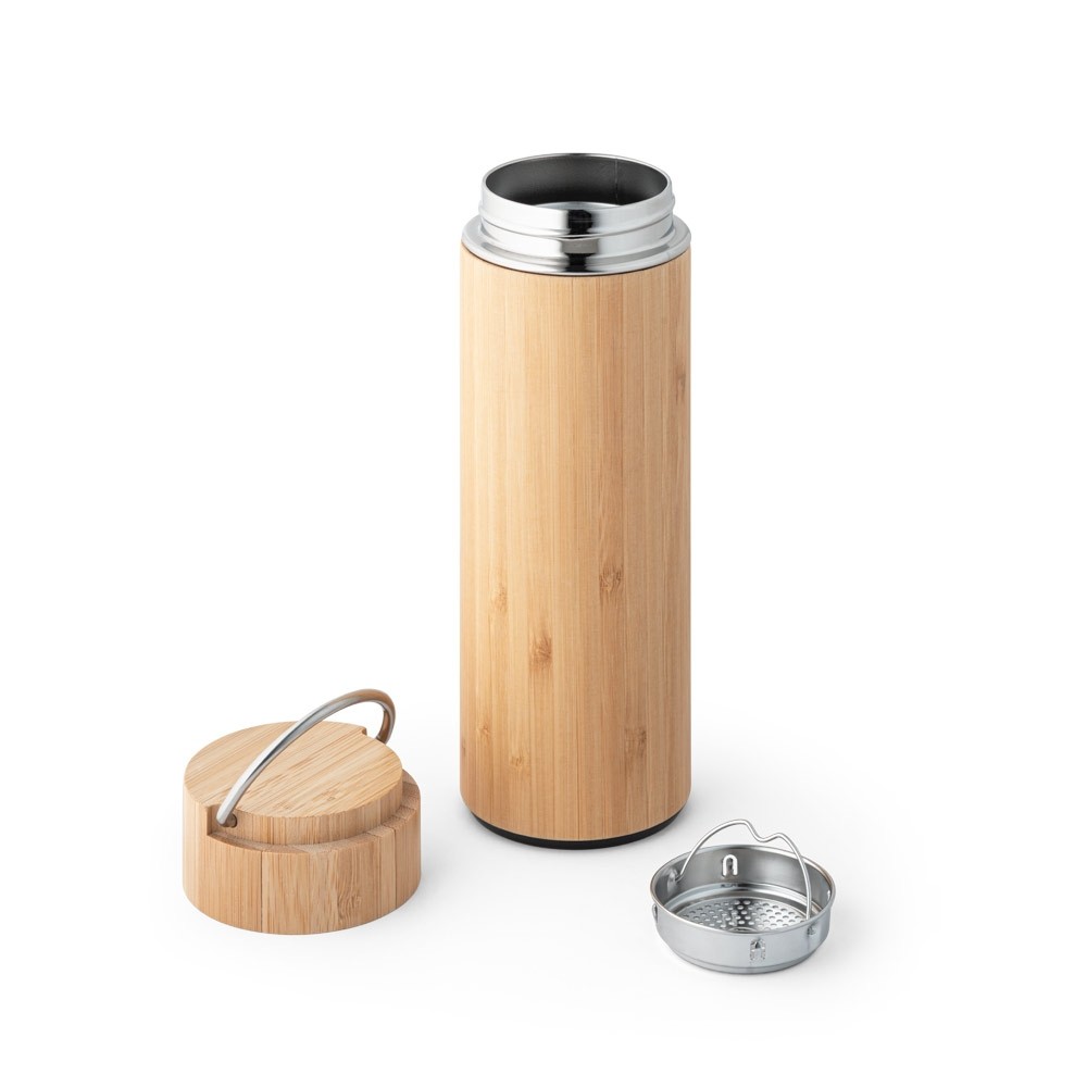 GARRAFA EM BAMBU 440ML