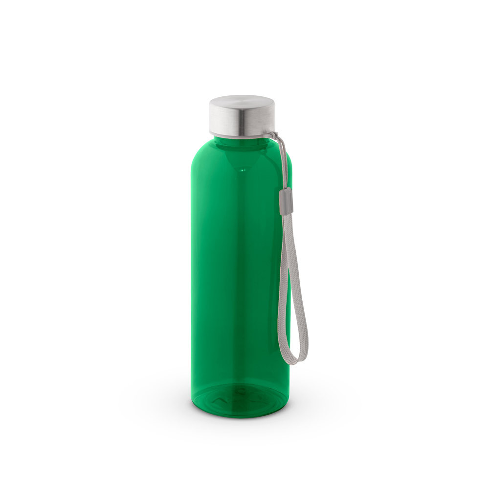 SQUEEZE EM RPET 100% RECICLADO E TAMPA EM AÇO INOX 580 ML