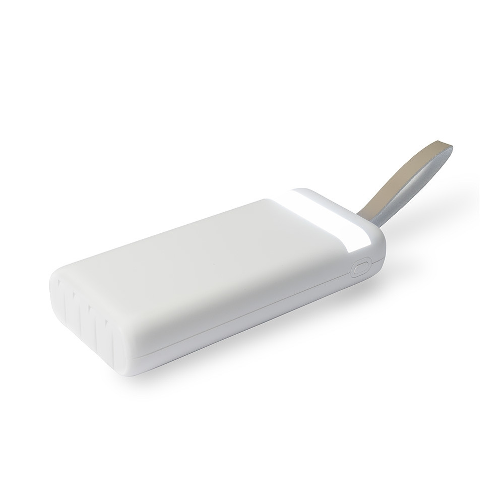 POWER BANK EM PLÁSTICO COM A CAPACIDADE DE ATÉ 20.000MAH