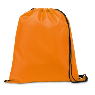 SACOLA MOCHILA NYLON COM ALÇAS EM PRETO