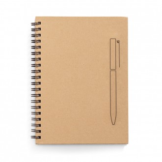 CADERNO ESPIRAL KRAFT