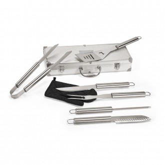 KIT CHURRASCO AÇO INOX 6 PEÇAS