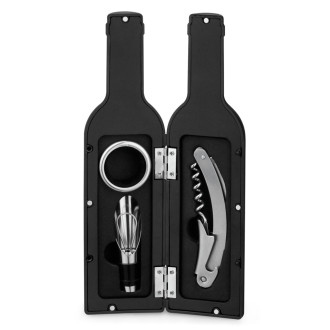 KIT VINHO GARRAFA 3 PEÇAS