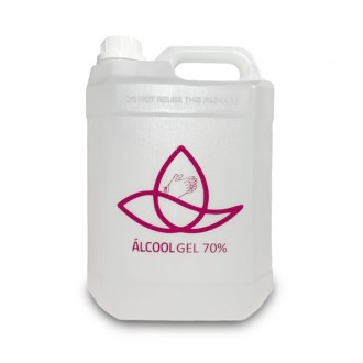 ÁLCOOL GEL 70% ANTISSÉPTICO 5 LITROS