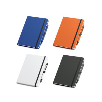 KIT CADERNO A5 ESFEROGRÁFICA C. SINTÉTICO